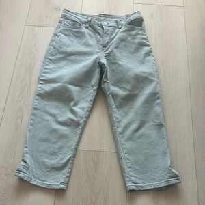 Gloria Vanderbilt Light Gray Cropped Pants